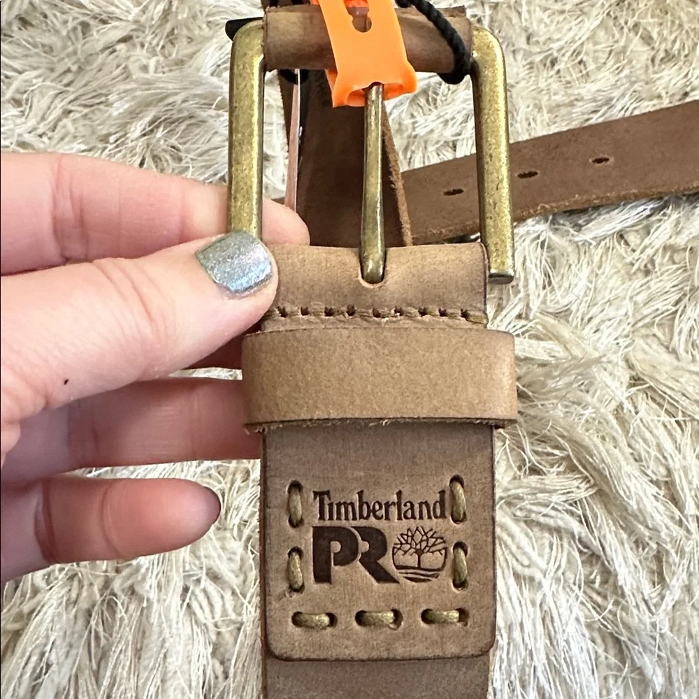 Timberland PRO Men’s Genuine Full Grain Leather Belt Size 34 *Note